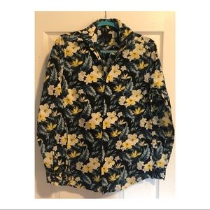 Men’s Tropical Floral Print Shirt